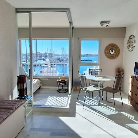 Grand Studio Vue Panoramique Sur Le Port, Parking Prive Agde Buitenkant foto