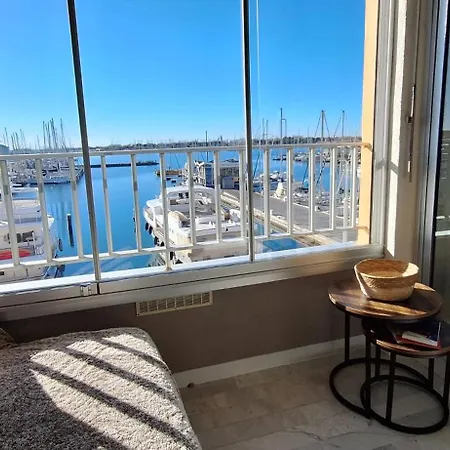 Grand Studio Vue Panoramique Sur Le Port, Parking Prive Agde Buitenkant foto